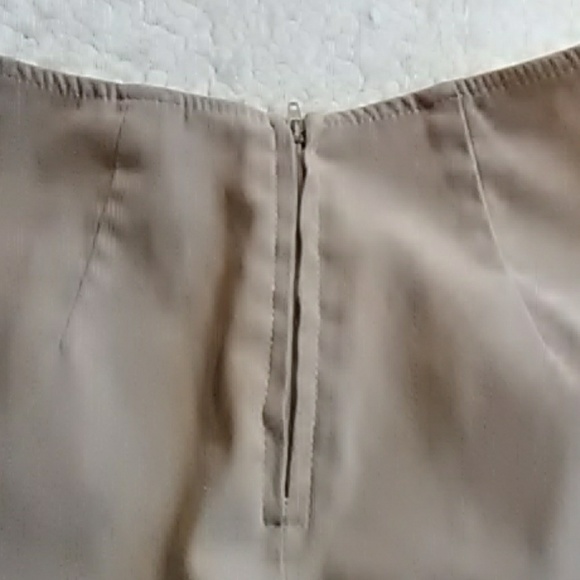 COPY - Vintage Khaki Form Fitting Mini Skirt - Picture 4 of 7